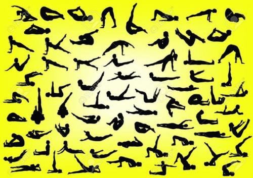 Лучшие иллюстрации йоги и пилатеса? 09