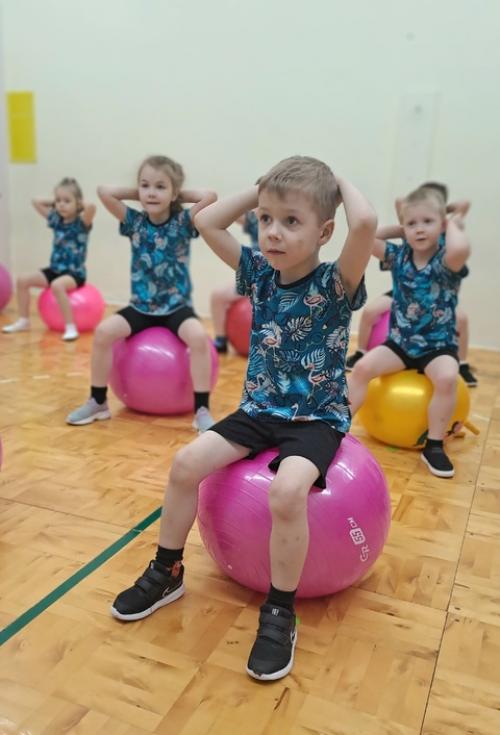 Знаете ли вы, что одним из самых любимых занятий в нашем детском саду, по праву считается детский фитнес с использованием фитболов! 06