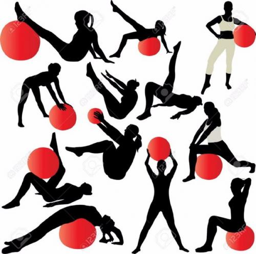 Лучшие иллюстрации йоги и пилатеса? 06