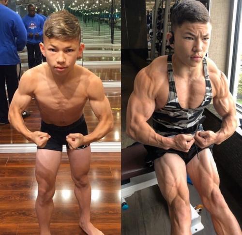 Этому парню 15 лет его зовут тристин ли, и он не пропускает ни одной тренировки. 02