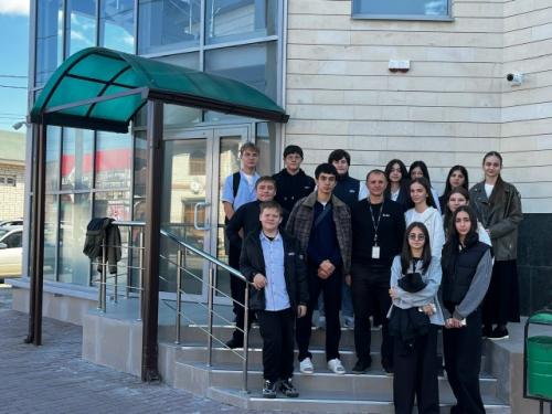 В рамках реализации программы единой модели профориентации учащиеся мкоу 