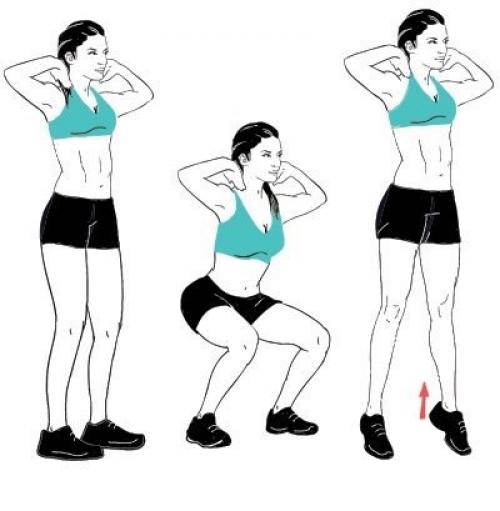 Комплексная тренировка?  Выполняй каждое упражнение по 15 раз, 3-4 подхода! 07