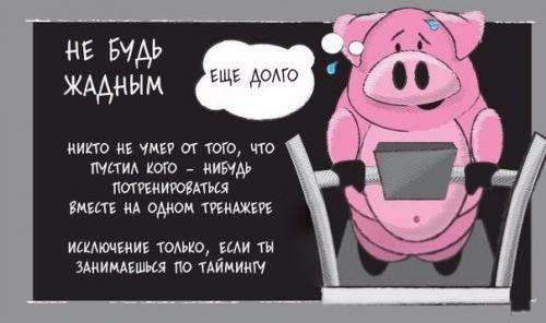 Простые правила этикета в зале? 06
