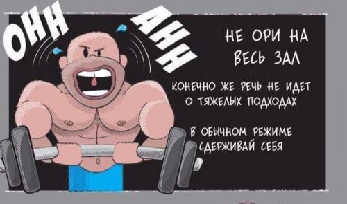 Простые правила этикета в зале? 07