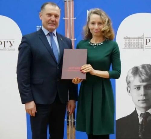 Мы поздравляем нашего тренера Наталью Серегину, с успешным окончанием магистратуры рязанского государственного университета им. 01