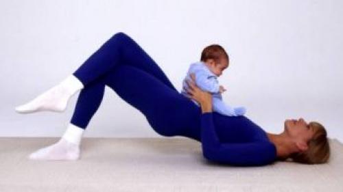 Фитнес для мам- тренируемся вместе с малышом! 03