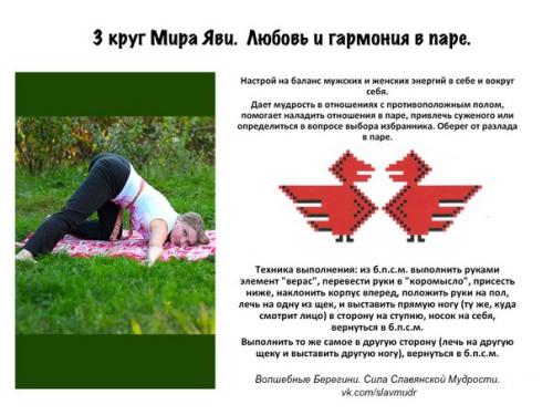 Славянский гороскоп и комплексы упражнений (только для женщин - славянская гимнастика) на 9 марта. 02 Славянский гороскоп и комплексы упражнений (только для женщин - славянская гимнастика) на 9 марта. 02