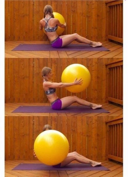 Тренировка для всего тела с фитболом? 02