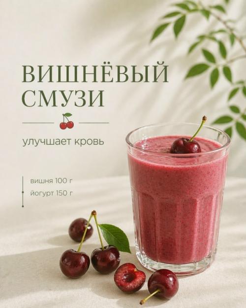 10 смузи против анемии.
