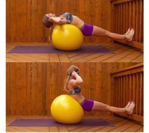 Тренировка для всего тела с фитболом? 04