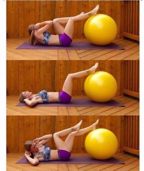 Тренировка для всего тела с фитболом? 01
