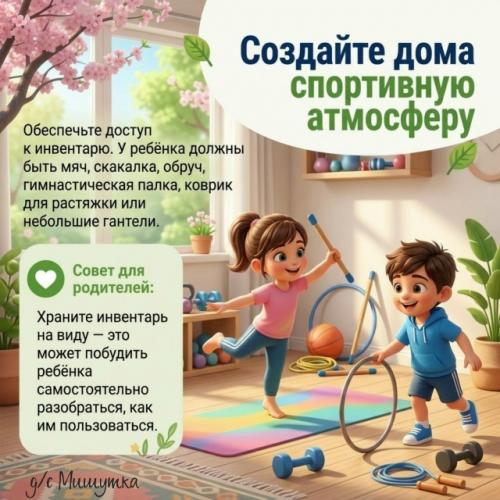 Знаете ли вы, что 21 апреля отмечается день домашнего спорта? 02