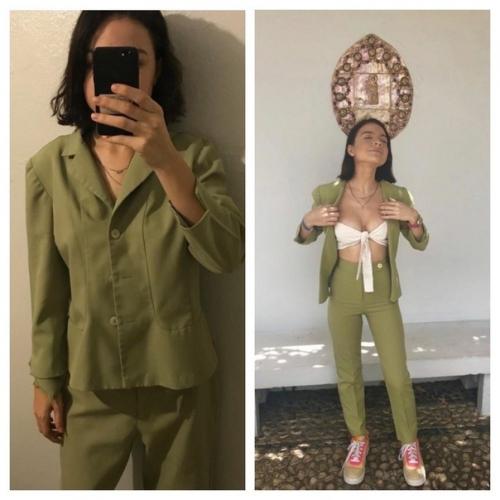 Эта девушка похудела и перешила все свои вещи! 03