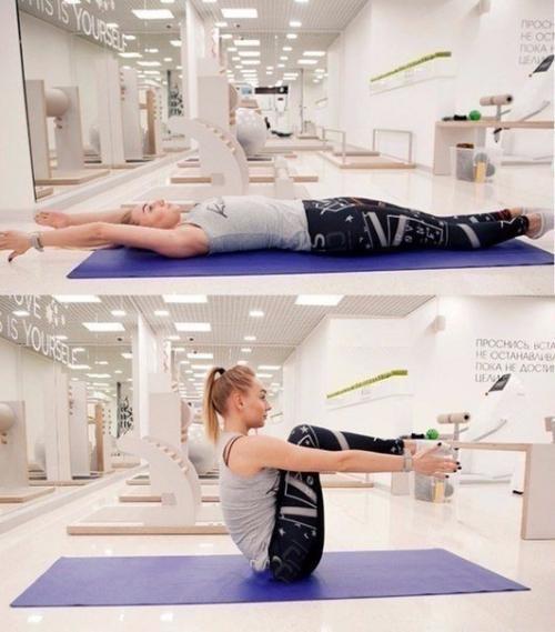 Упражнения для плоского живота! 03