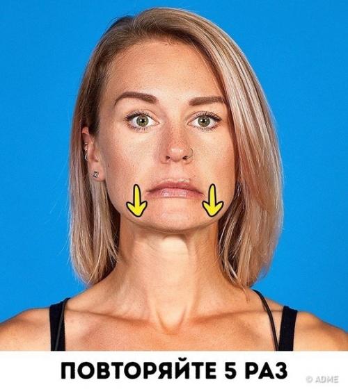 8 действенных упражнений для подтяжки овала лица. 03 8 действенных упражнений для подтяжки овала лица. 03