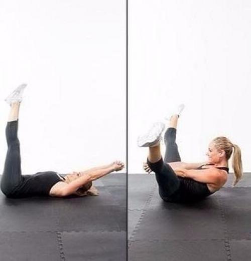 5-Минутная тренировка для красивого живота. 03