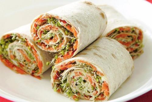 6 вариантов начинки для ПП- рулета из лаваша? 03