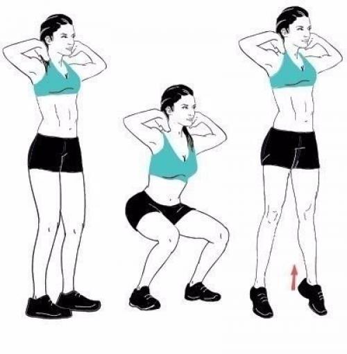 Комплексная тренировка?  Выполняй каждое упражнение по 15 раз, 3-4 подхода. 06