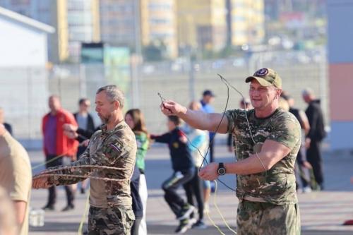 Ветераны спецоперации начали утро с Шумбрат - Зарядки. 01