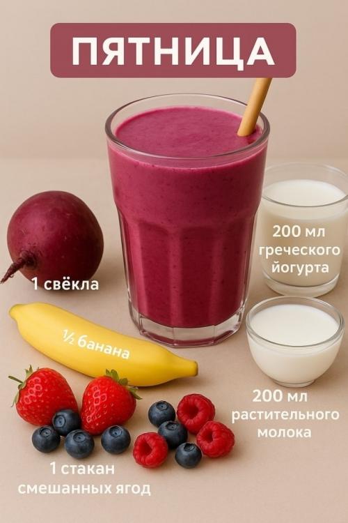 Еженедельный план полезных смузи! 03 Еженедельный план полезных смузи! 03