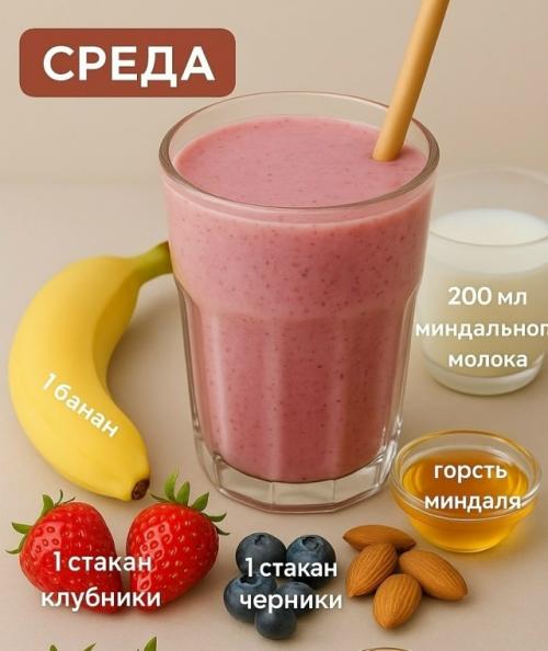 Еженедельный план полезных смузи! 05 Еженедельный план полезных смузи! 05