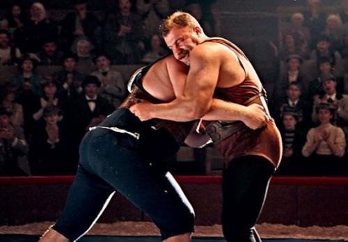 Иван Максимович Поддубныи. Тренировки михаила пореченкова для кинофильма 'Поддубный'.