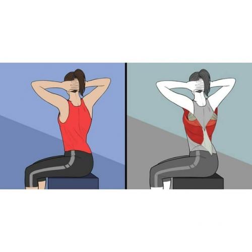 Этот комплекс из 8 упражнений будет особенно полезен для тех, кто проводит долгие часы в офисе перед компьютером. 02