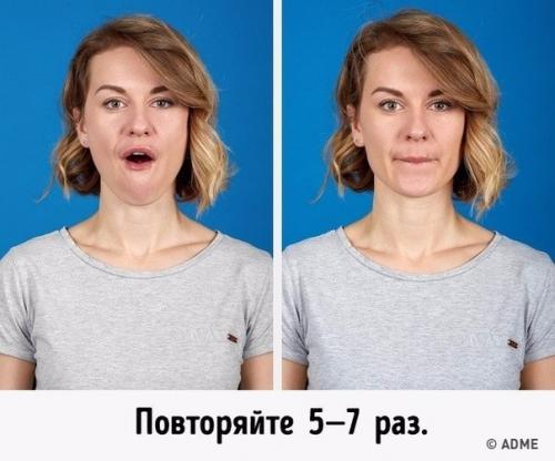 8 простых упражнений, чтобы убрать второй подбородок раз и навсегда! 02