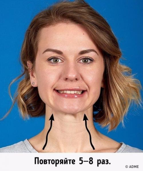 8 простых упражнений, чтобы убрать второй подбородок раз и навсегда! 08
