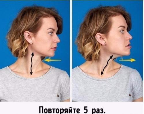 7 самых лучших упражнений, чтобы избавиться от второго подбородка? 03