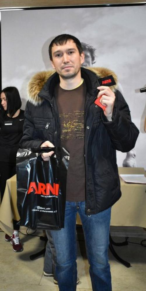 А вот и наши счастливчики, которые получили призы от фитнес-клуба Arni. 05