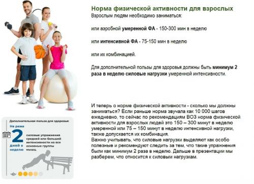 Тренировки - это один из вариантов физической активности.
