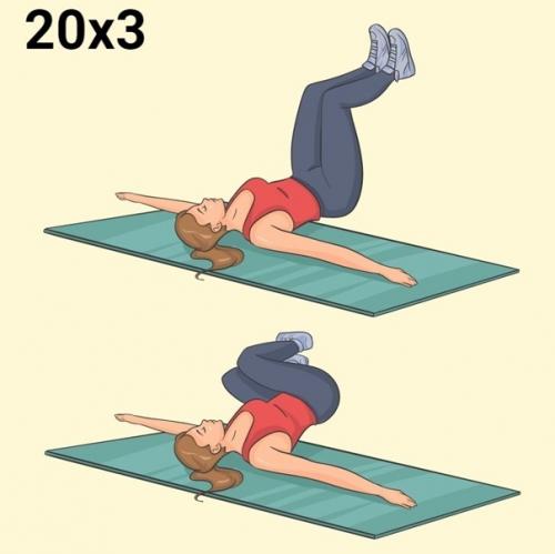 Крутые упражнения для прокачки пресса и боков. 06