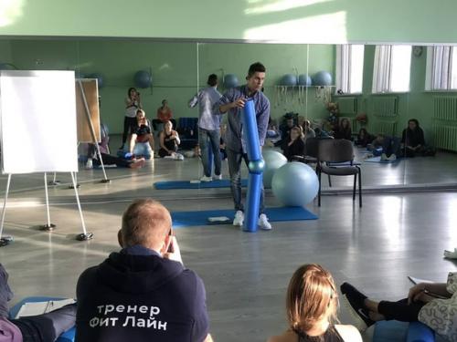 Клубная жизнь.  Команда фит лайн всегда в тонусе! 01