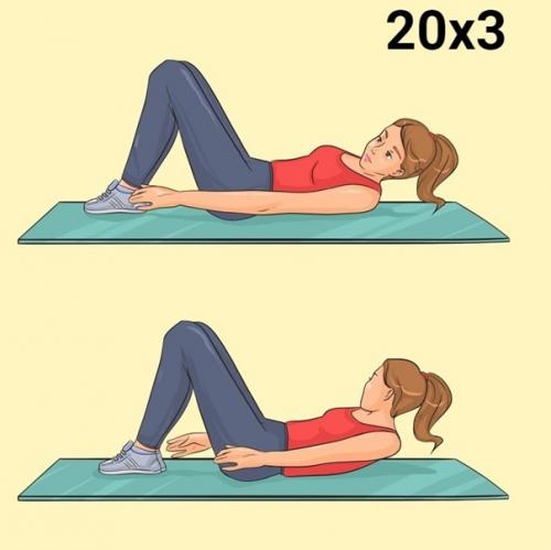 Крутые упражнения для прокачки пресса и боков. 04