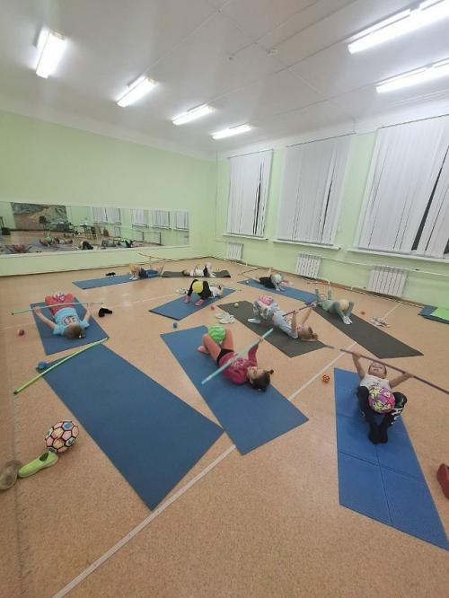 В объединении Детский Фитнес дети выполняли целый курс упражнений на коррекцию и профилактику сколиоза, осанки, и плоскостопия. 05