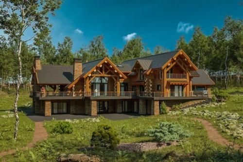 Бревенчатый дом за 200. 03 Бревенчатый дом за 200. 03