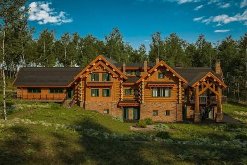 Бревенчатый дом за 200. 01 Бревенчатый дом за 200. 01