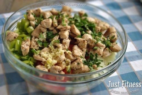 Салат с курицей и кукурузой. 04 Салат с курицей и кукурузой. 04