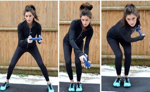 Тренировка с гантелями? 02