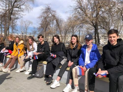 Студенты колледжей района приняли участие во флешмобе Космическая Зарядка. 08 Студенты колледжей района приняли участие во флешмобе Космическая Зарядка. 08