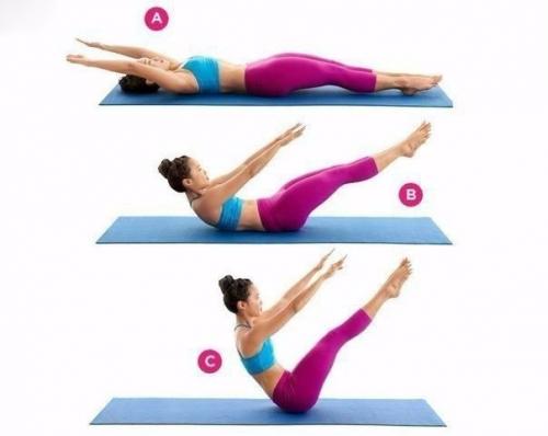 Спина без складочек и рельефный живот. 03