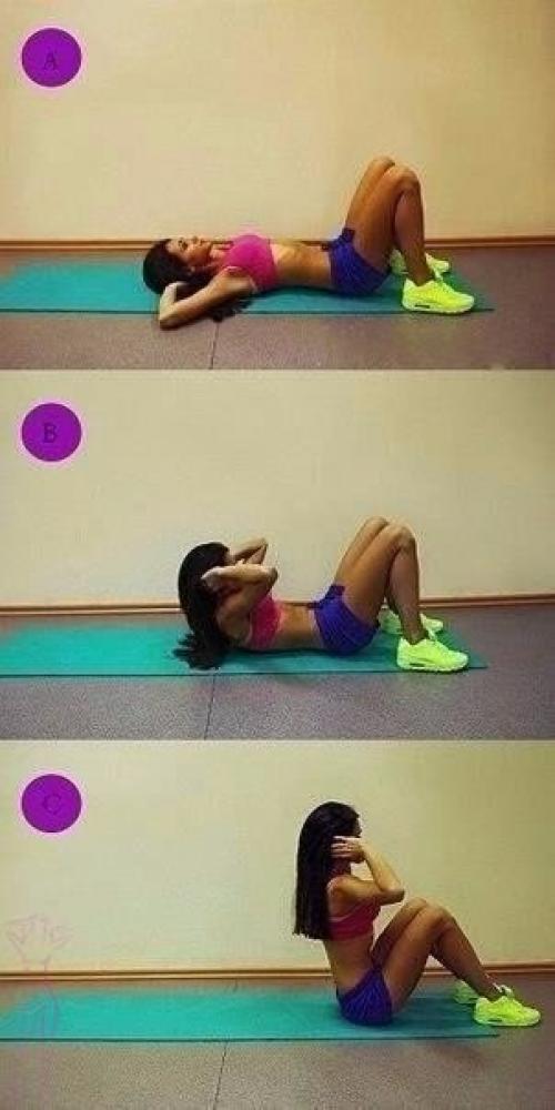 Программа тренировок на 30 дней: идеальный пресс. 04