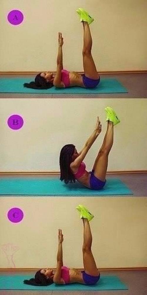 Программа тренировок на 30 дней: идеальный пресс. 03