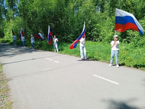 Назаровцы участие в забеге в честь дня России приняли. 01