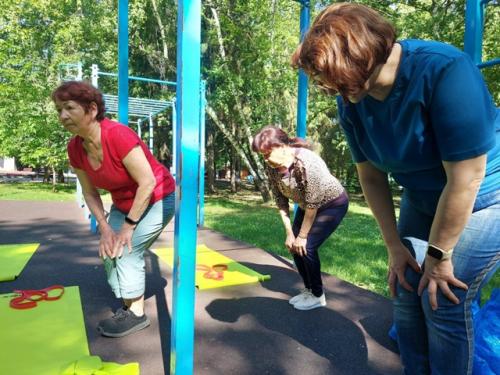 Второе дыхание.  Фитнес для пожилых. 02