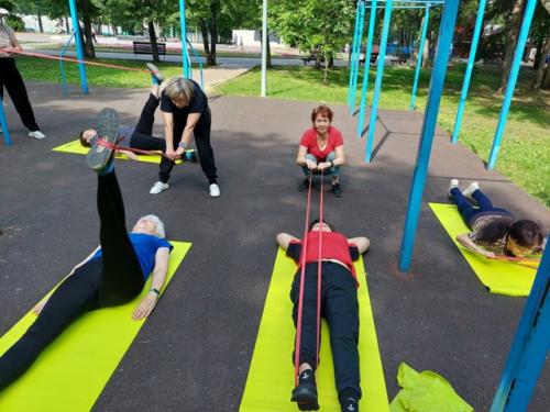 Второе дыхание.  Фитнес для пожилых. 06