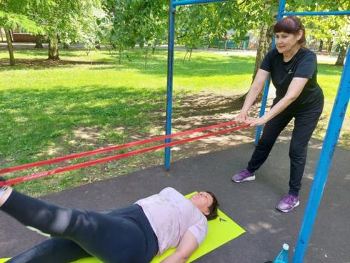 Второе дыхание.  Фитнес для пожилых. 04