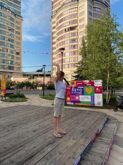 Вчера в районе Щукино в рамках фестиваля лето в городе. 01