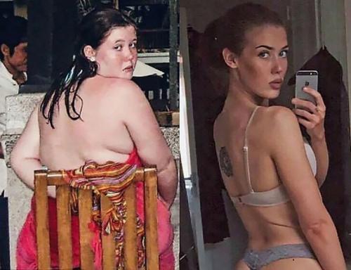 Она похудела вдвое и стала спортивной моделью. 01